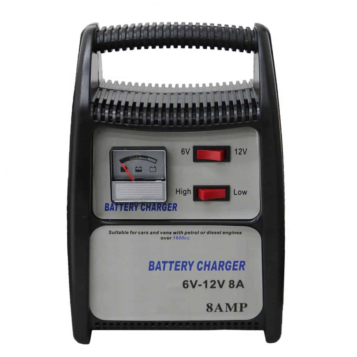 3667 8a 12v compact portable car van vehicle battery charger starter 06