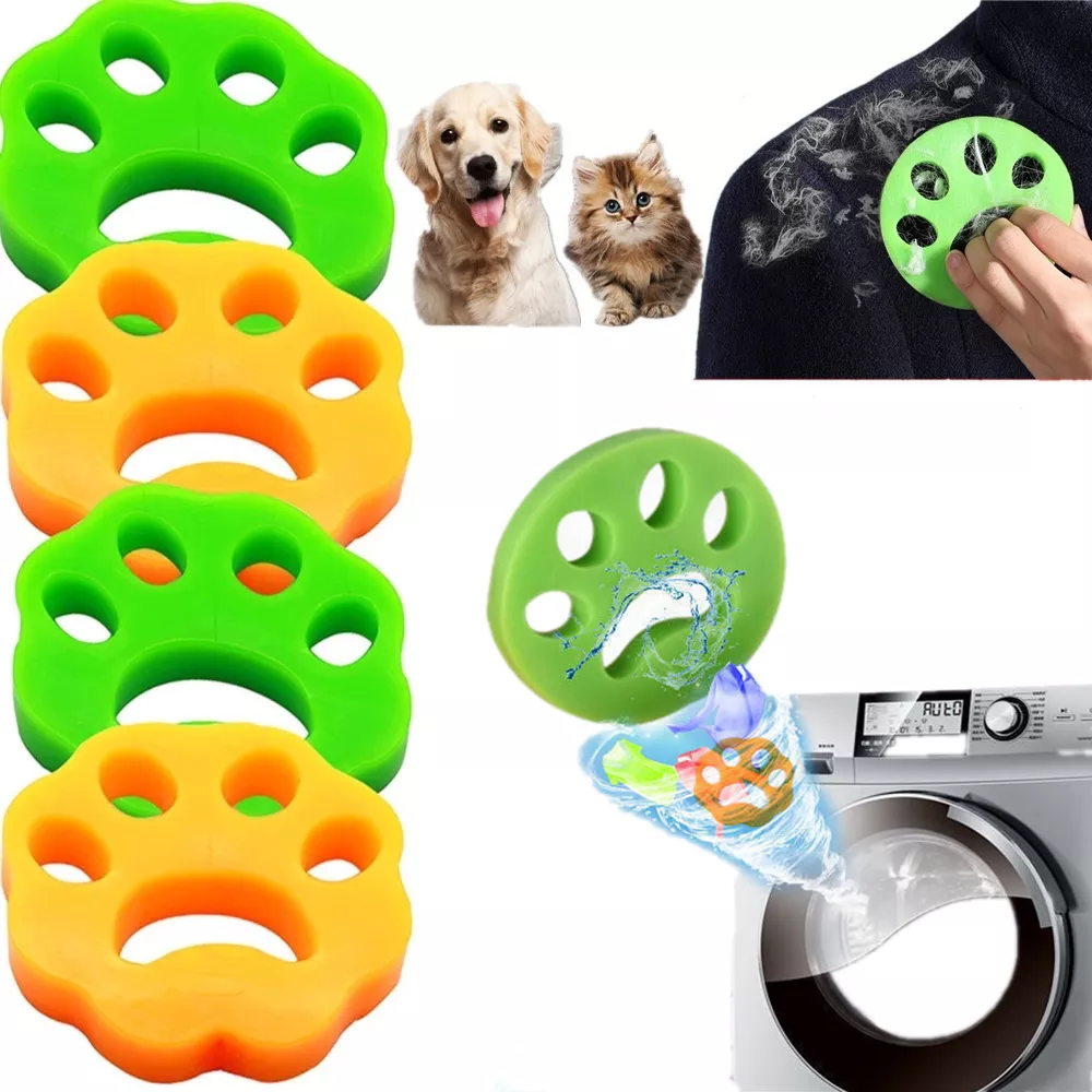 2pcs Pet Hair Remover For Laundry Washer Lint Catcher Dog Hair Catcher Hair Removal Filter Balls